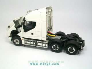 Tracteur Iveco Strator Torpedo 6x4 Blanc   WSI 1/50  