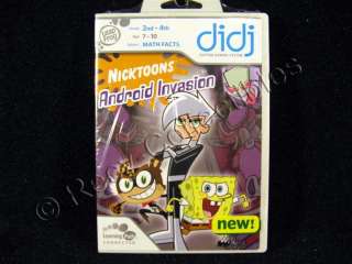 Leap Frog Didj Nicktoons Android Invasion Math Facts  