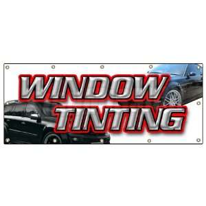  48x120 WINDOW TINTING BANNER SIGN car tint film roll 