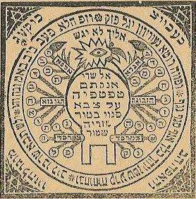 ANTIQUE HEBREW AMULET NEWBORN & MOTHER judaica  