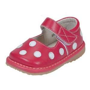  Red Polka Dots Kids Squeaky Shoes