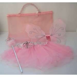  Light Pink Fairy Princess Role Play Dress Up Set For 