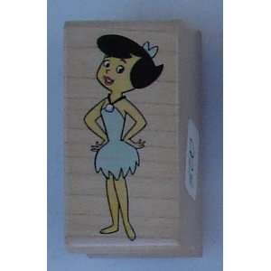 Wilma Flintstone Wood Mounted Rubber Stamp (Discontinued) From Rubber 