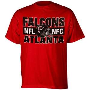   Atlanta Falcons Youth Blockbuster T Shirt   Red  