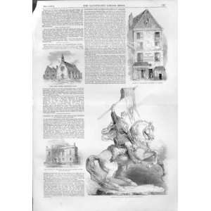  Willian The Conqueror His House & Statue Falaise 1851 