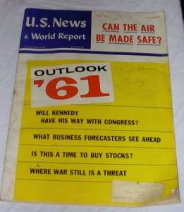 News and World Report   January 2, 1961   Outlook 1961  