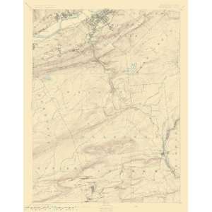   USGS TOPO MAP WILKES BARRE QUAD PENNSYLVANIA/PA 1891
