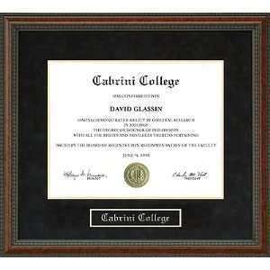 Cabrini College Diploma Frame 