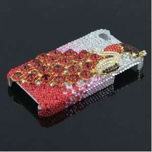  3d Peacock Rhinestone Case Cover Protector for Apple 