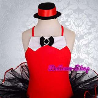  Tutu Dance Costume Jazz Fancy Party Dress Arm Mitts 6 7 BA032  