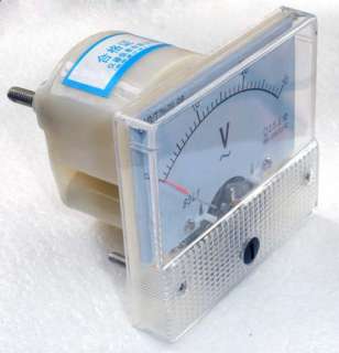 AC 30V VoltMeter Analog Panel meter Pointer voltmeter AC 0 30V  