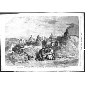   1855 Huts Tents Rifles Royal Marines Heights Balaclava