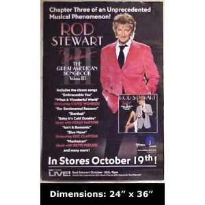  ROD STEWART Great American Songbook 3 24x36 Poster 