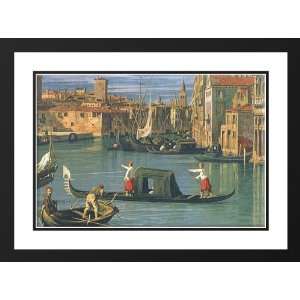  Canaletto 24x19 Framed and Double Matted The Grand Canal 