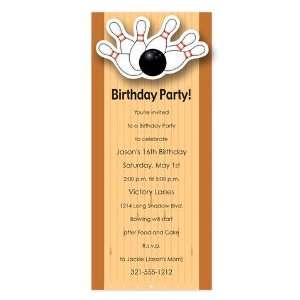  Bowling Wigglers Party Invitations