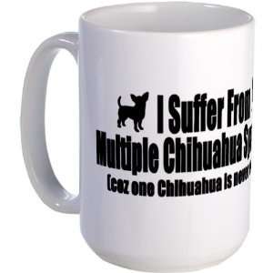  Chihuahua Pets Large Mug by  