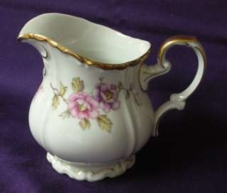 DELPHINE by EDELSTEIN Maria Theresia CREAMER Bavaria Pink Floral 