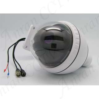 CCTV Surveillance Security 3.5 10X Optical Zoom CCD Mini Dome PTZ 