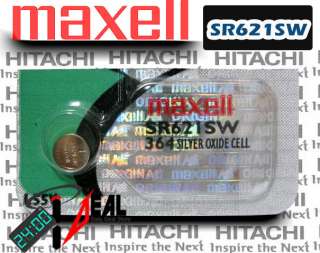 PC MAXELL 364/363 Watch Batteries SR621SW SR 621 SW  