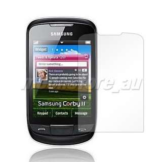 HARD RUBBER CASE COVER SAMSUNG S3850 CORBY 2 II WHITE  
