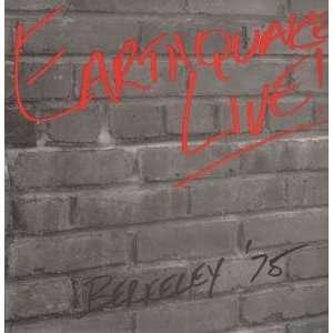   LIVE BERKELEY 75 LP (VINYL) UK UNITED ARTISTS 1975 EARTHQUAKE Music