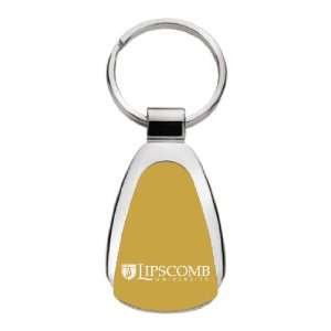  Lipscomb University   Teardrop Keychain   Gold Sports 