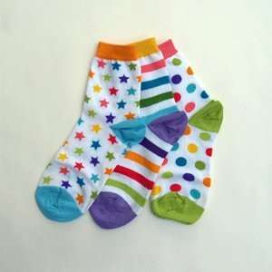  Little Miss Matched Socks for Kids (3 9) Zany 69, 70, 71 