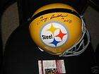 Terry Bradshaw signed Pittsburgh Steelers full size helmet JSA COA 