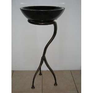  Quiescence ST WHMS Wrought Iron Tri Legged Whimsical Sink 
