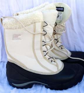 Sorel Womens Size 7 Off White Snow Boots Brand New Without Box  