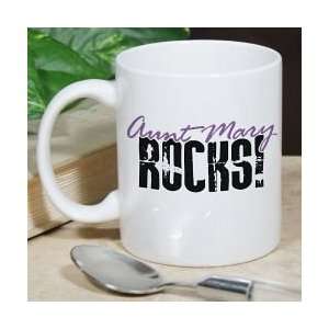  Personalized My Aunt Rocks Coffee Mug