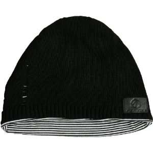  AERIAL7 Sound Disk Beanie   Knit Black Fitted Musical 