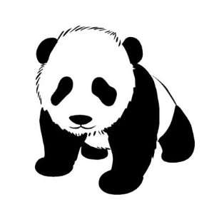  Black White Panda Bear Buttons Arts, Crafts & Sewing