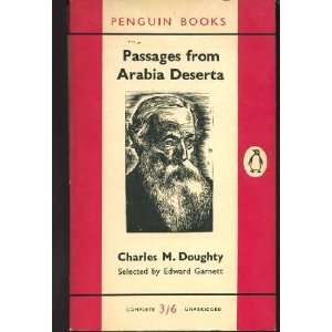  Passages From Arabia Deserta Charles M. Doughty Books