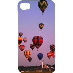 Plastic Case Custom Designed Hot Air Ballons iPhone Case for iPhone 4 