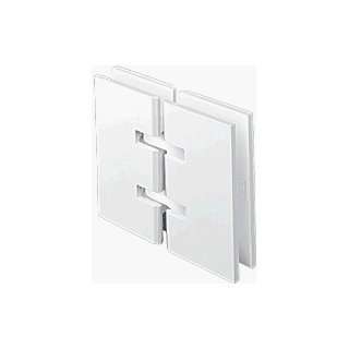  CRL Concord 180 Series White 180° Glass to Glass Hinge 