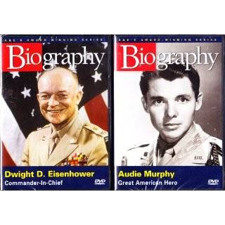   Eisenhower , Audie Murphy  WWII Heros  Biography 2 Pack ( DVD