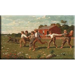  Snap the Whip 16x9 Streched Canvas Art by Homer, Winslow 