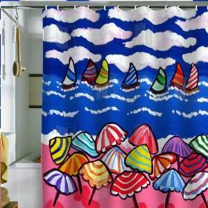   Curtain Whimsical Beach Umbrellas (by DENY Designs)