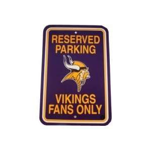 Minnesota Vikings Parking Sign ** 