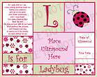 more options l is for ladybug and flowers ultrasound sonogram bab $ 5 