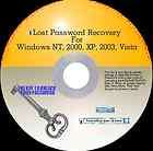  RESET RECOVERY FOR WINDOWS 7 VISTA XP 2000   Admin Passwords