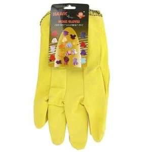    24 Pairs of Mens Cotton Leather Work Gloves
