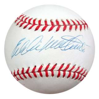 Eddie Mathews Autographed Signed NL Baseball PSA/DNA #M72489  