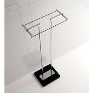  Towel Stand with Plexiglass Base Base Finish Green