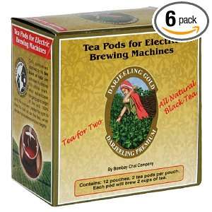   Brewing Machines, 12 Count Pouches, 2 Tea Pods per Pouch (Pack of 6
