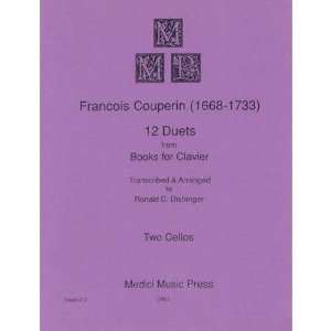  Couperin, Francois   12 Duets (from Books for Clavier) for 