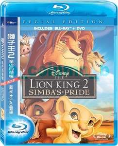   Simbas Pride (1998) BD DVD+DVD Disney NATHAN LANE NEVE CAMPBELL