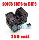   with Socket 150mil to DIP8 Adapter EPROM programmer **High Quality