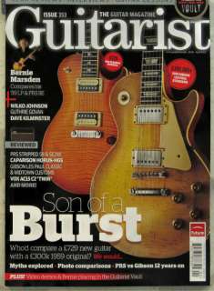 UK GUITARIST April 2012 SON OF A BURST 1959 Gibson Les Paul Standard 